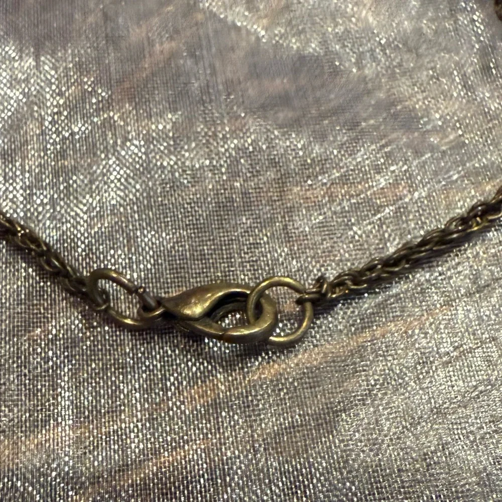 Stunning Vintage-Style Faux Pearl Chandelier 36” Necklace Brass Cable Chain
